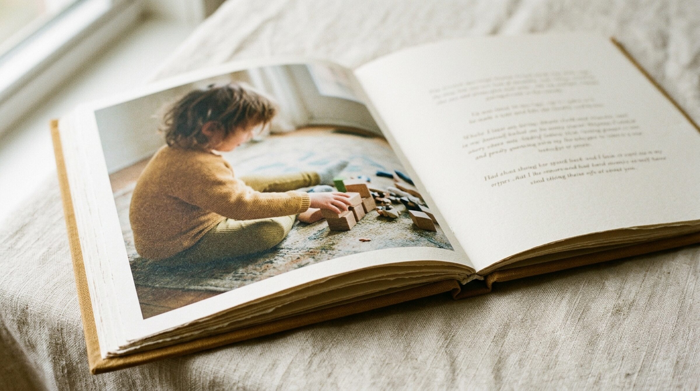 A photo page in the printed book